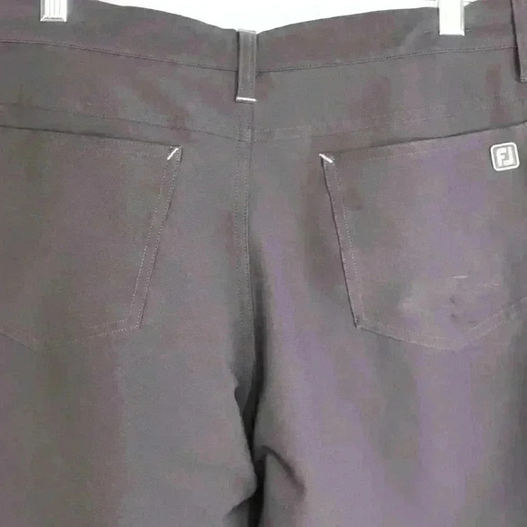 Foot Joy FJ Golf Pants Men’s Athletic Fit Size 35X32 Black Stretch Sports - Picture 6 of 12